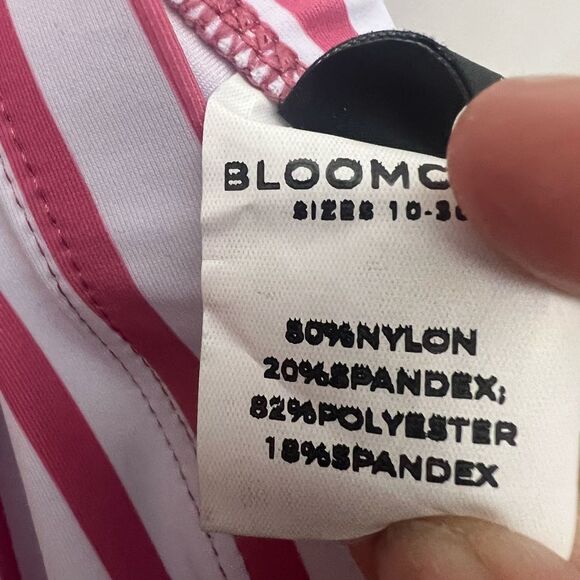 Bloomchic Striped Ruched Swim Bottom - Picture 7 of 7